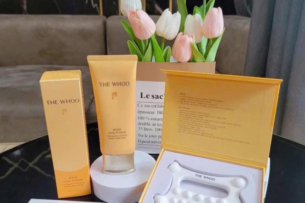 Review: Whoo Firming Neck and Face Mask Set with Gua Sha