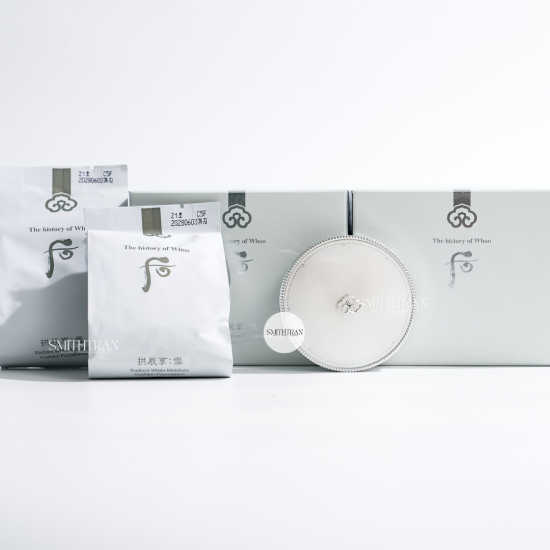 Whoo Gongjinhyang Seol Radiant White Moisture Cushion Foundation #No21 + 1 Refill