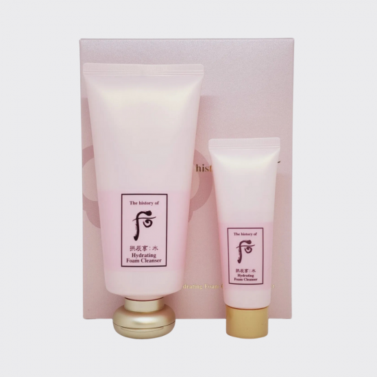 Whoo Gongjinhyang Soo Hydrating Foam Cleanser 180ml + 40ml