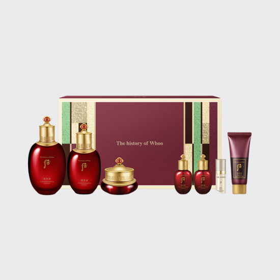 Whoo Jinyulhyang Revitalizing - Toner 150ml + Emulsion 110ml + Mini Gifts