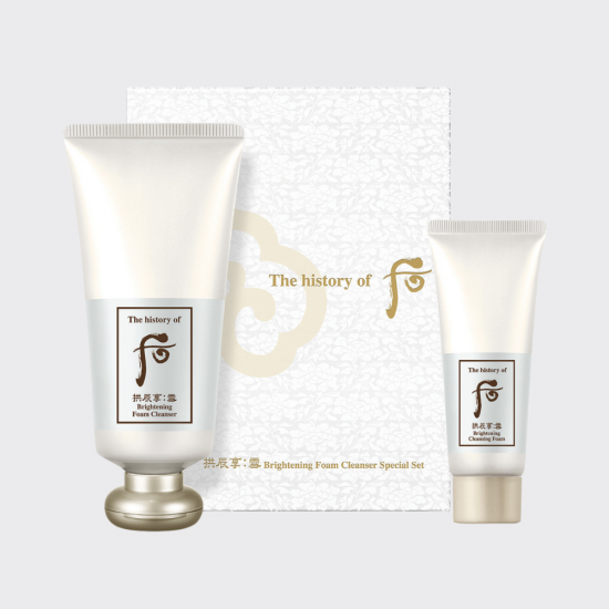 Whoo Gongjinhyang Seol Brightening Foam Cleanser 180ml + 40ml
