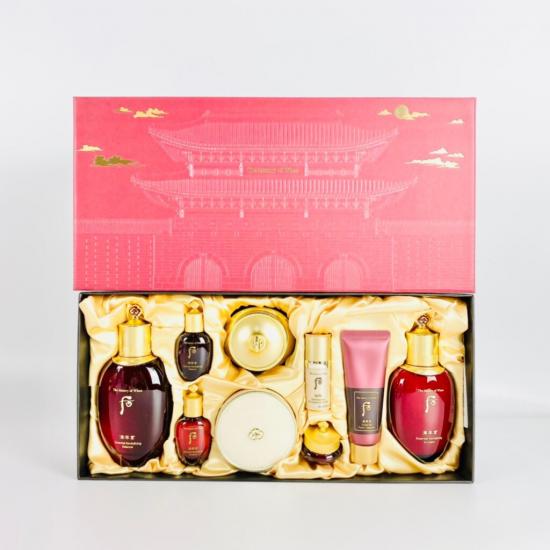 Whoo Jinyulhyang - Toner 150ml + Emulsion 110ml + Cream 20ml + Cushion #No21 + Mini Gifts