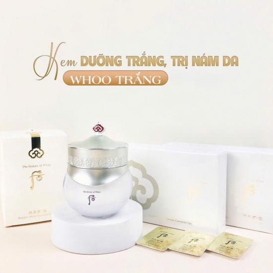 Whoo Gongjinhyang Seol Radiant White Moisture Cream 60ml + Gift
