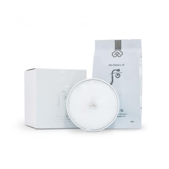 Whoo Gongjinhyang Seol Radiant White Moisture Cushion Foundation #No21 + 1 Refill