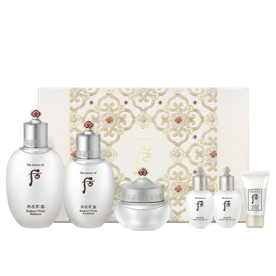 Whoo Gongjinhyang Seol Radiant White - Toner 150ml + Emulsion 110ml + Cream 30ml + Mini Gifts
