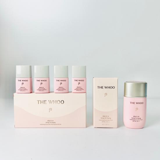 Whoo Gongjinhyang Hydrating Sunscreen Fluid SPF50+ PA+++ 60ml + Mini Size