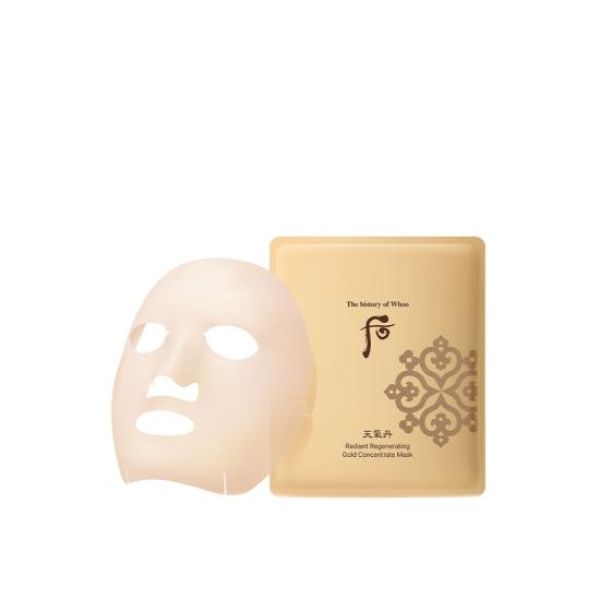 Whoo Cheongidan Radiant Regenerating Gold Concentrate Mask 3 Sheets