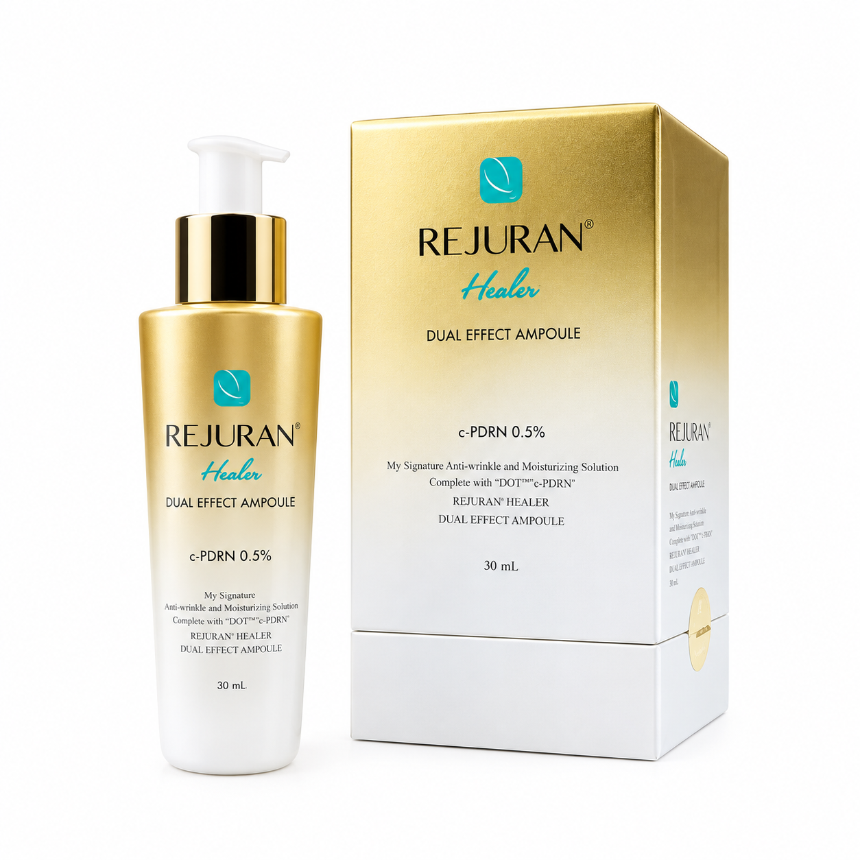 Rejuran Healer Dual Effect c-PDRN Ampoule 0.5% (Yellow) 30ml