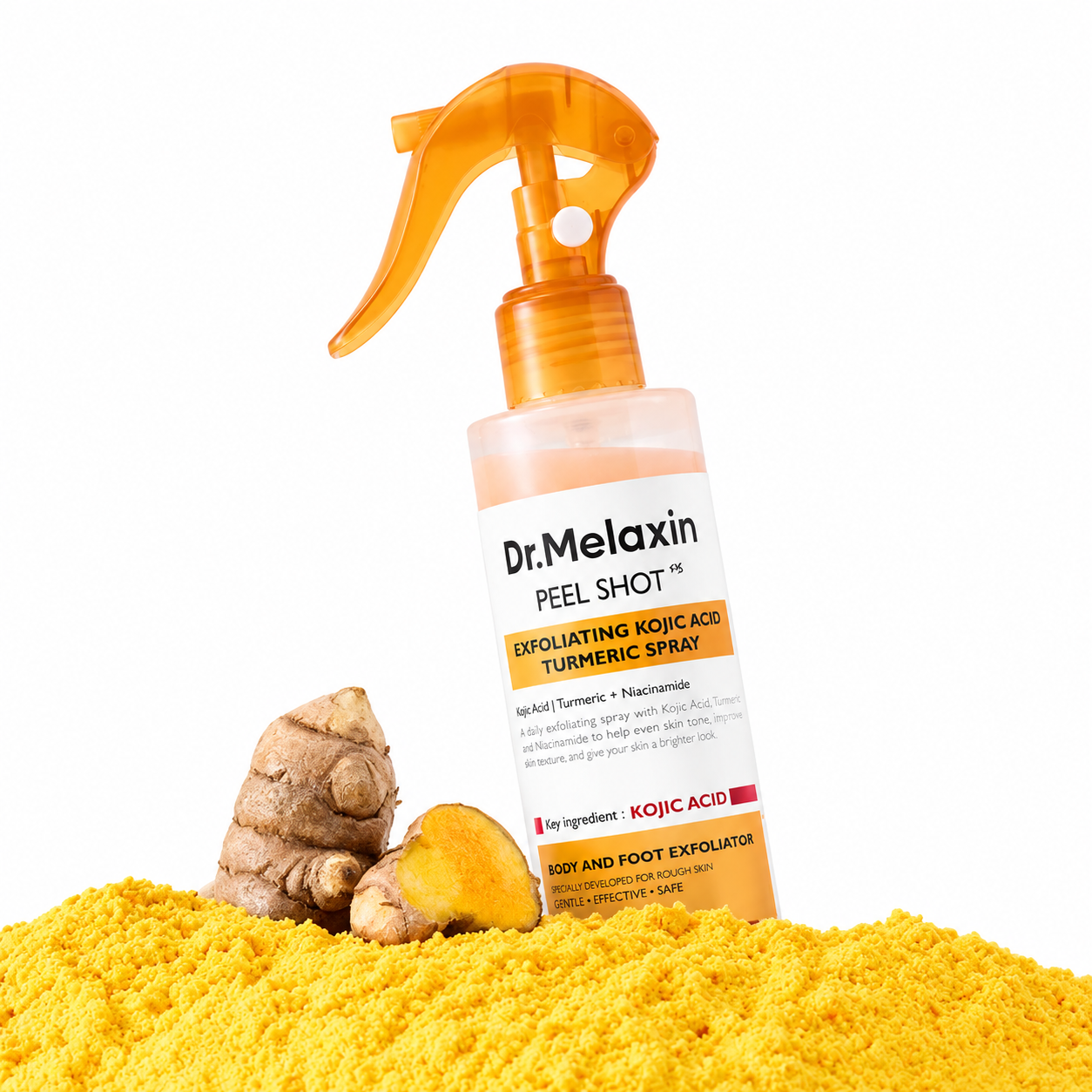Dr Melaxin Peel Shot Exfoliating Kojic Acid Turmeric Spray 200ml