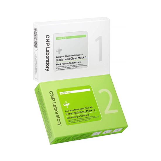 CNP Laboratory Anti Pore Black Head Clear Kit 4 sheets