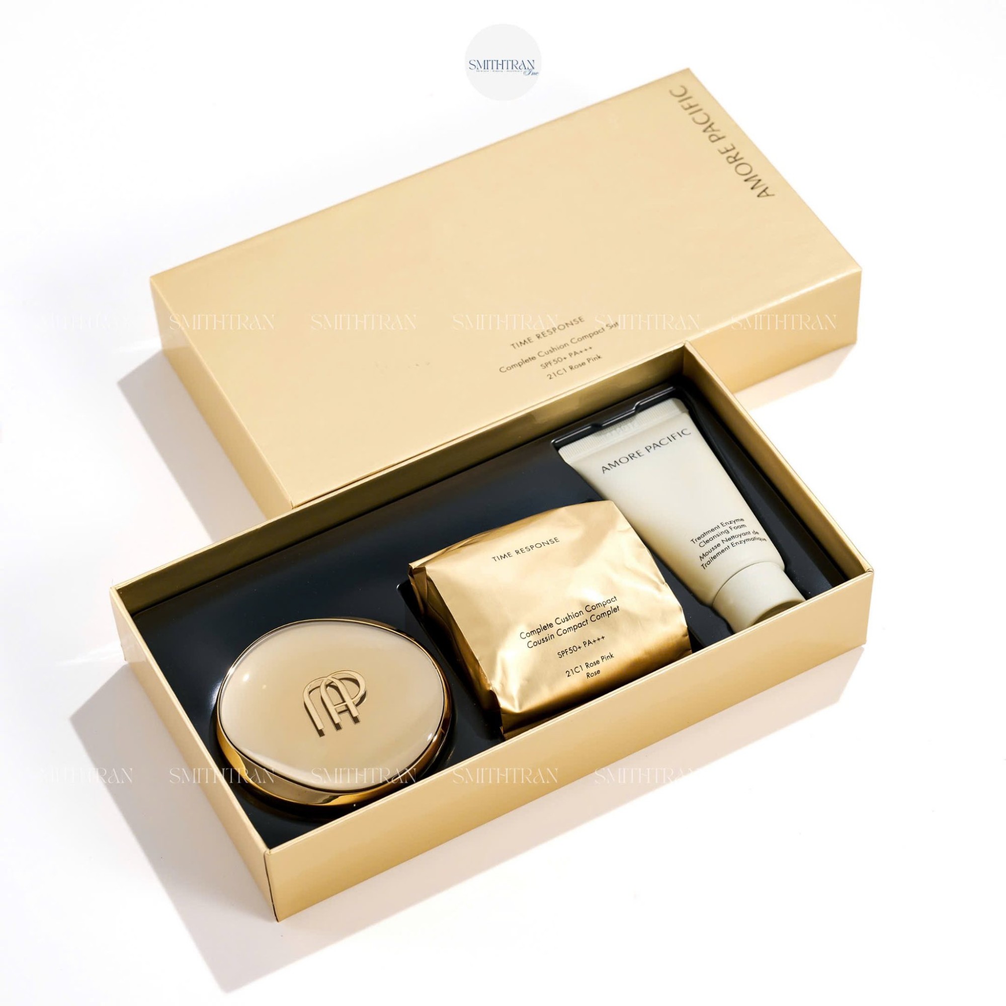 Amore Pacific Time Response Complete Cushion Compact #21C1 Rose Pink - 1 Refill