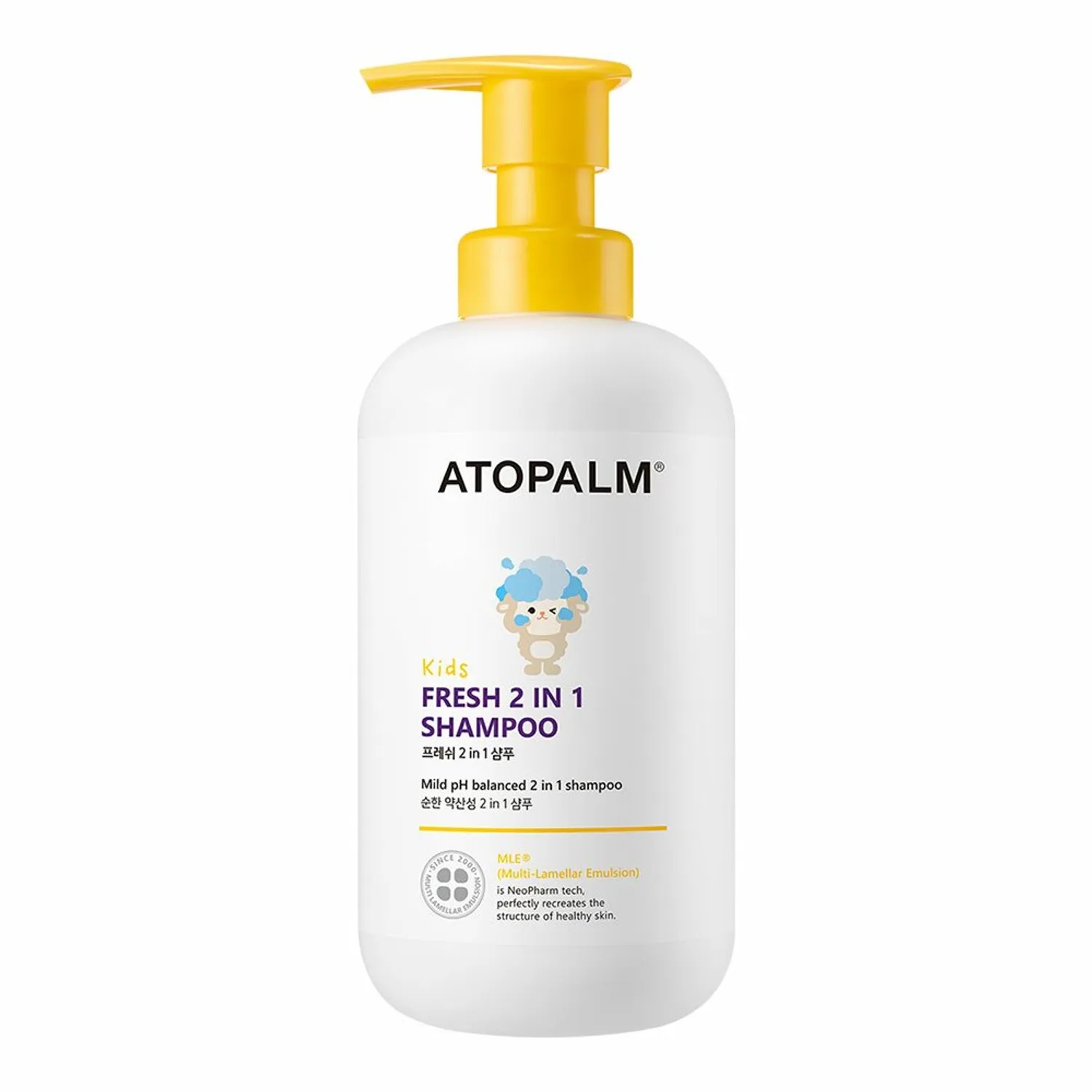 Atopalm Kids Fresh 2 in 1 Shampoo 460ml