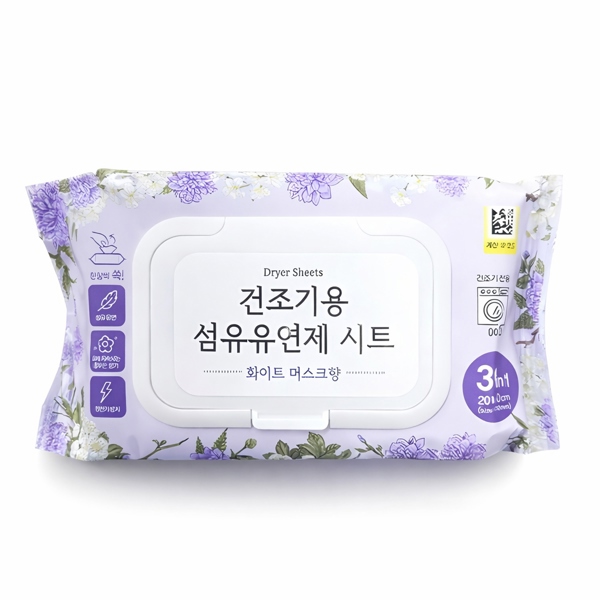 Bouquet Garni Deep Perfume Dryer Sheet (White Musk) 30 Sheets