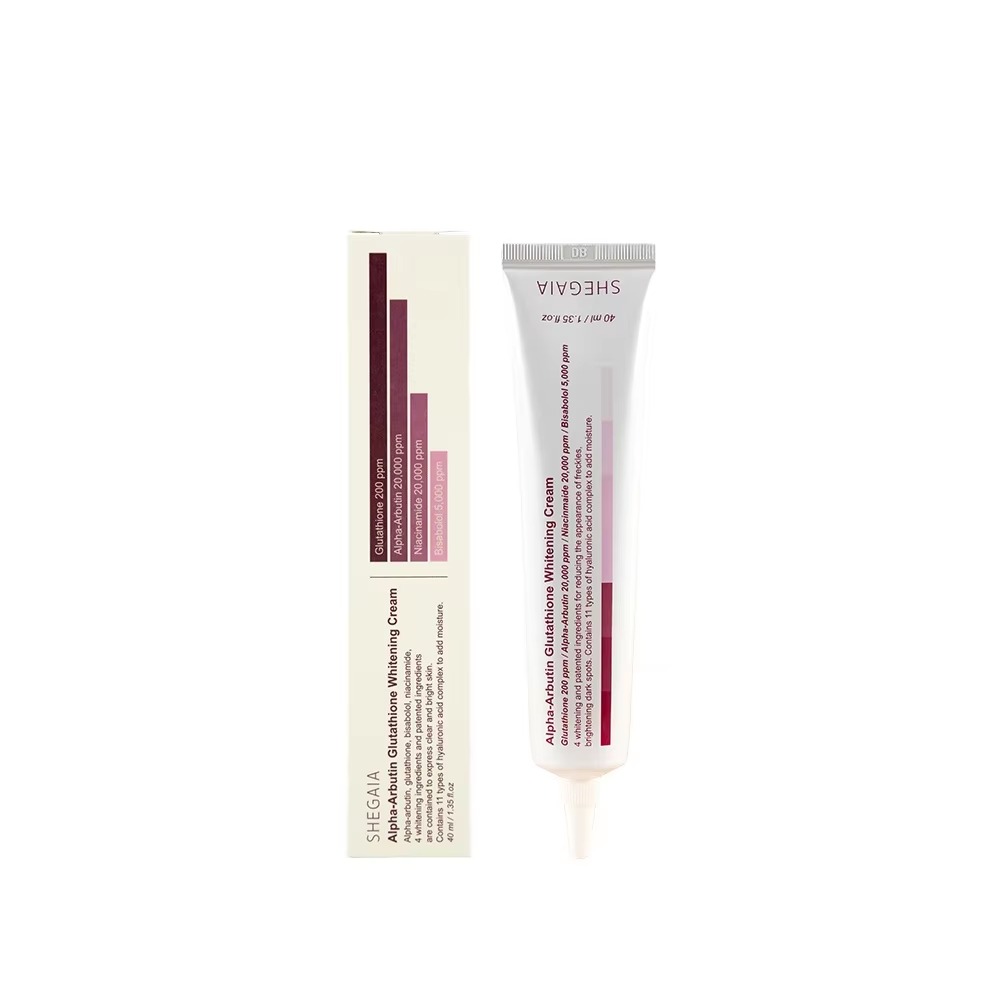 Alpha Arbutin Glutathione Whitening Cream Shegaia 40ml
