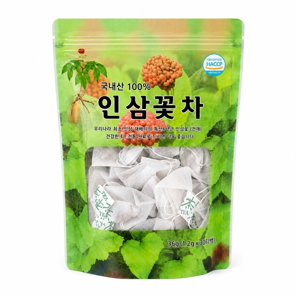 Ginseng Flower Tea Bags  30ea
