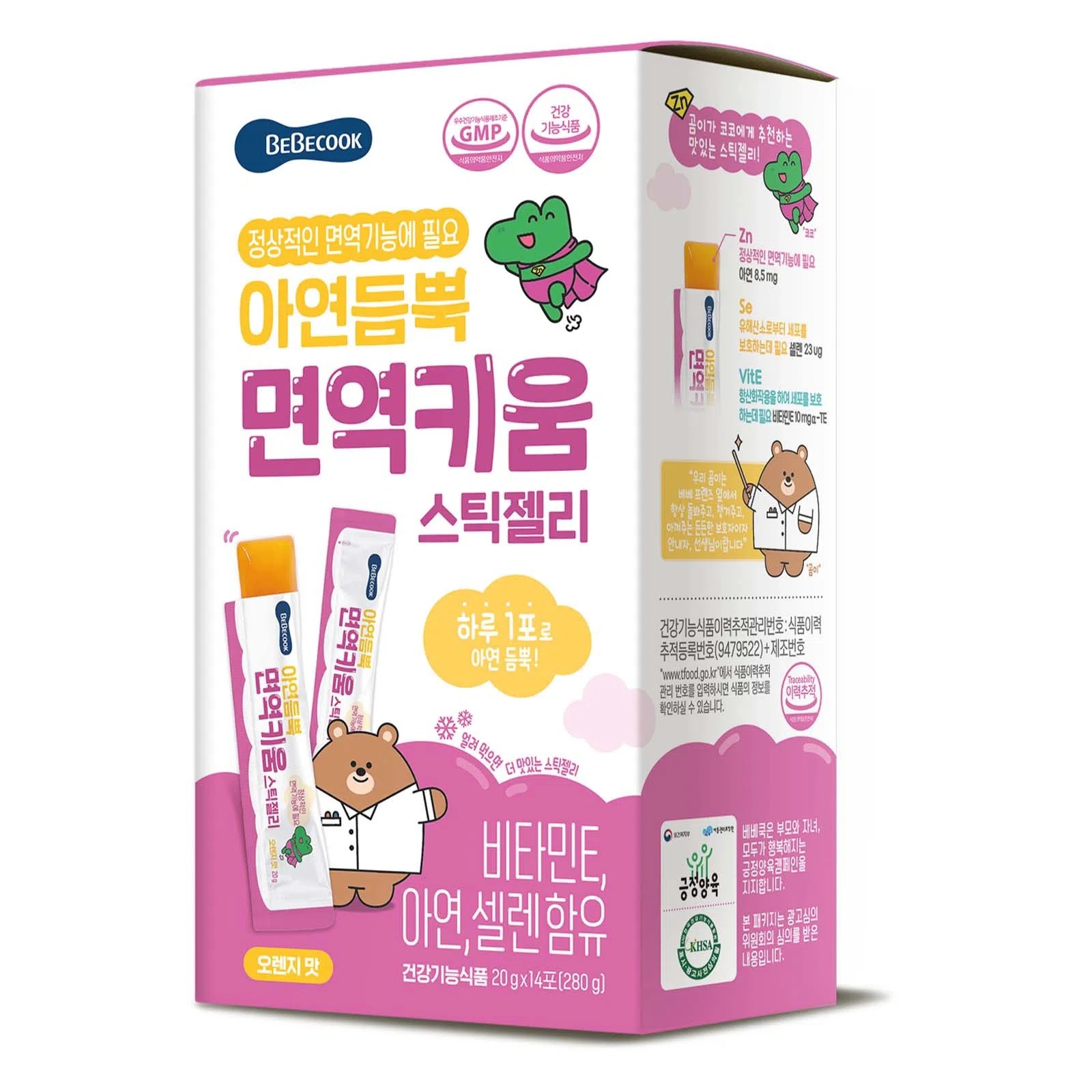 Bebecook Zinc Immune Stick Jelly 14ea