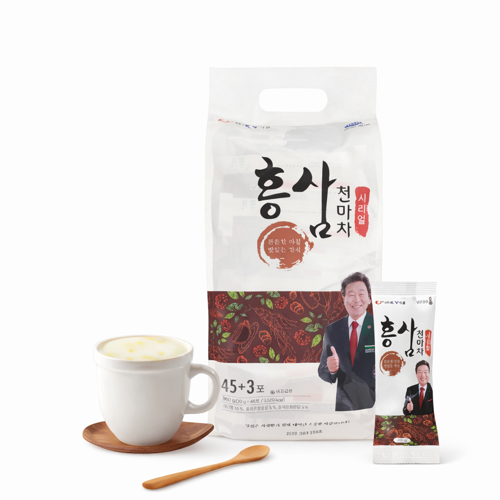 KY Cereal Red Ginseng Gastrodia Elata Blume Tea 48 Sticks