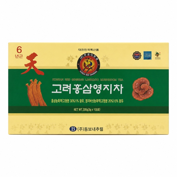 Korean Ginseng Lingzhi Mushroom Tea 100ea