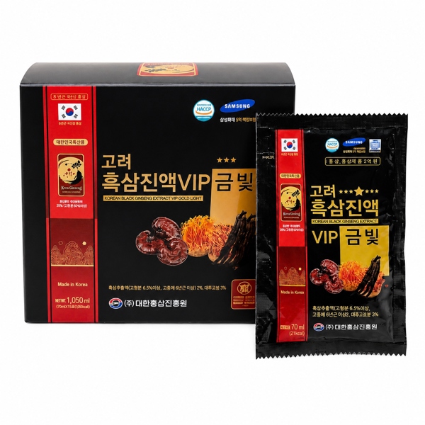 Korean Black Ginseng Extract VIP Gold Light 70ml 15ea