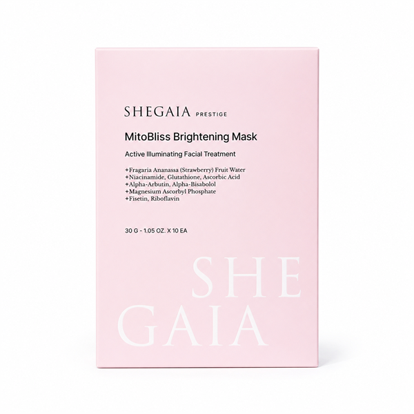 Shegaia Prestige MitoBliss Brightening Mask 30g 10 Sheets