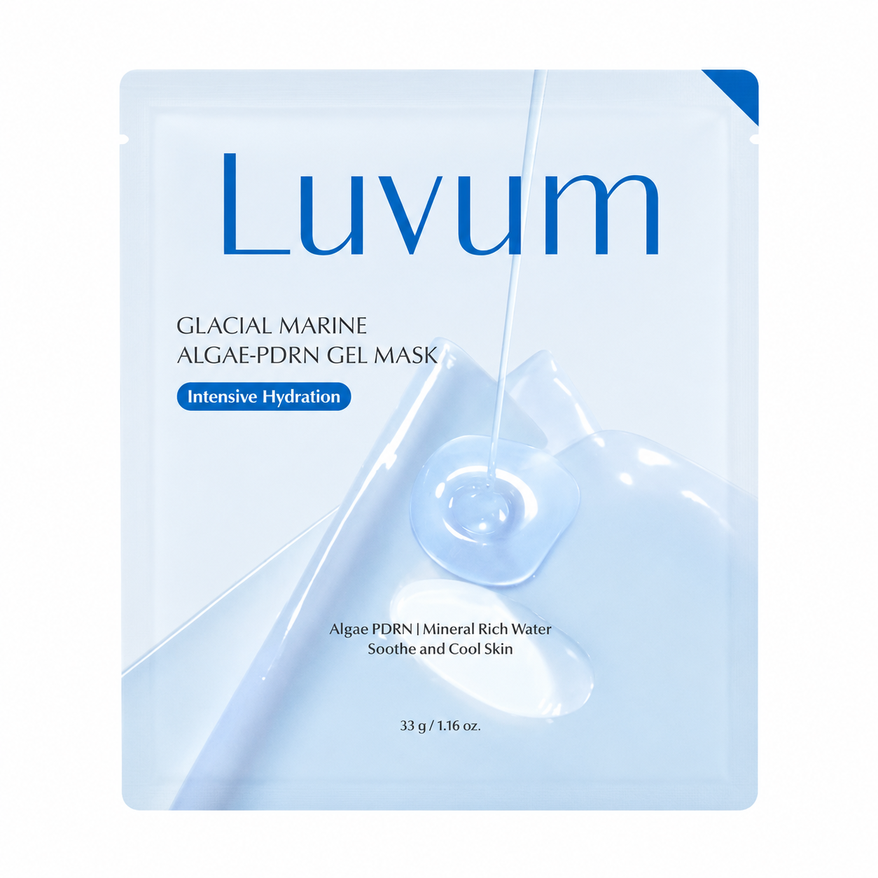 Lumvu Glacial Marine Algae-PDRN Gel Mask 5 Sheets