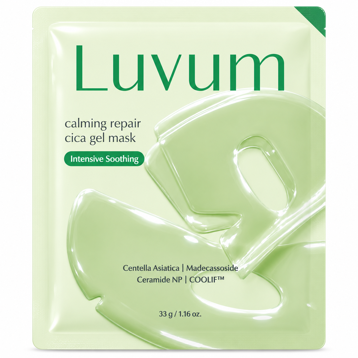 Luvum Calming Repair Cica Gel Mask 5 Sheets