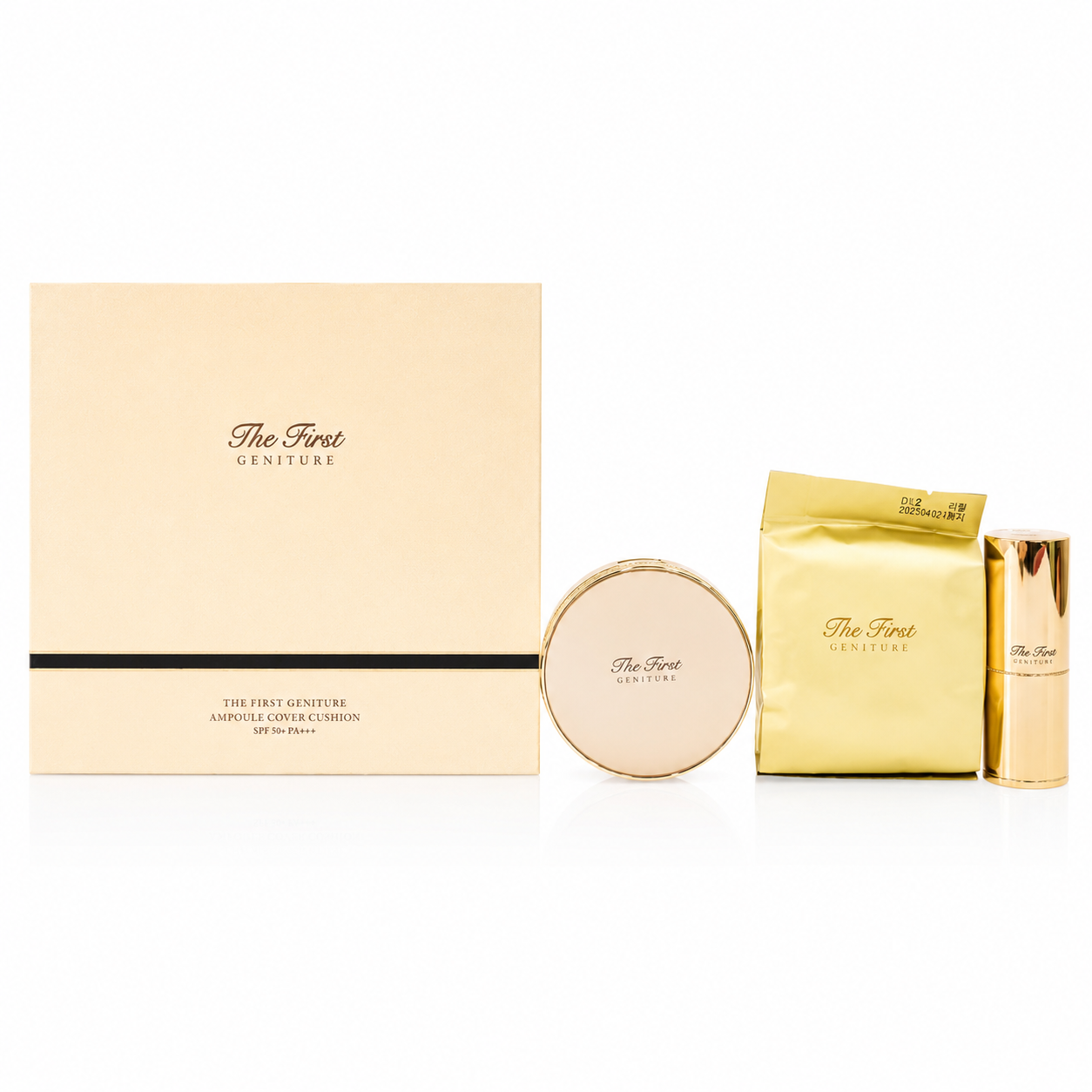 Ohui The First Geniture Ampoule Cover Cushion Special Set #01 Milk Beige