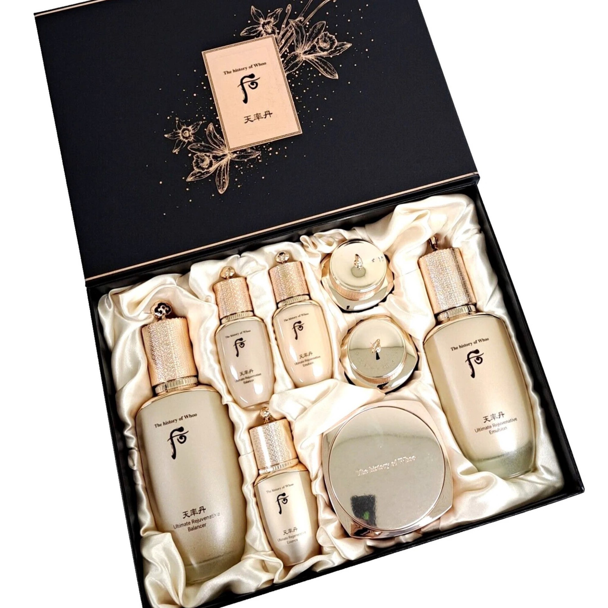 Whoo Cheonyuldan Ultimate Rejuvenating - Toner 150ml - Emulsion 110ml - Cushion No21