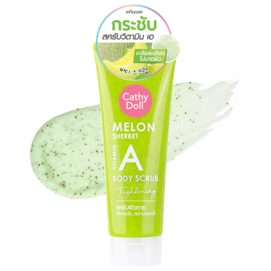 Cathy Doll Melon Sherbet Vitamin A Body Scrub Tightening 320g