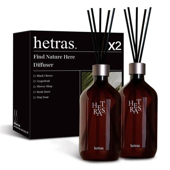 Hetras Premium Fragrance Diffuser 500ml 2pcs