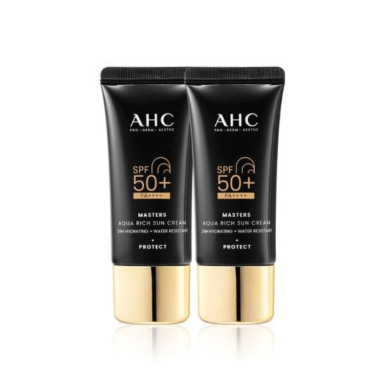 AHC Masters Aqua Rich Sun Cream 30ml 2pcs