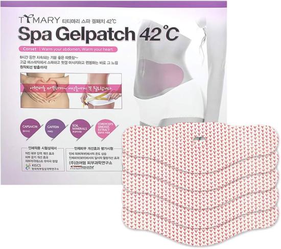 Ttmary Spa Gelpatch 42°C Belly Fat Burning Patches 5 Sheets