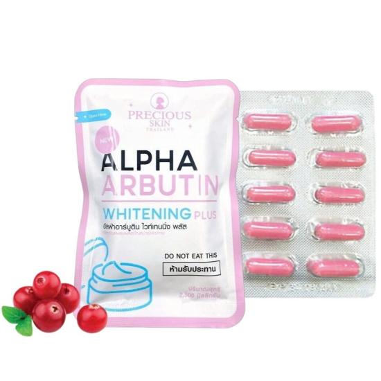 Precious Skin Alpha Arbutin Whitening Plus 10 capsules