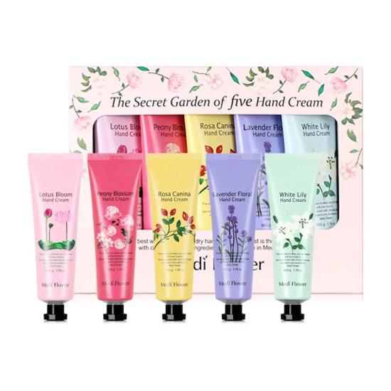 Medi Flower The Secret Garden Of Five Hand Cream 50g 5pcs