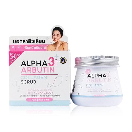 Alpha Arbutin 3 Plus Collagen Scrub 75g