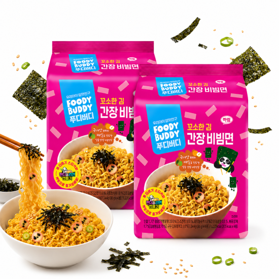 Harim Foody Buddy Soy Sauce Bibim Noodles 2pcs