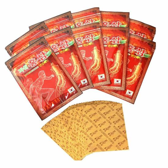 Hanil Power Red Ginseng Pad Pain Relief Patch 20pcs