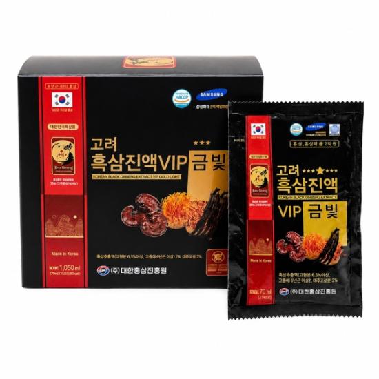 Korean Black Ginseng Extract VIP Gold Light 70ml 15ea