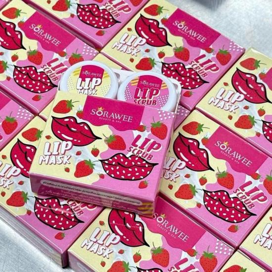 Sorawee Lip Mask & Scrub Strawberry