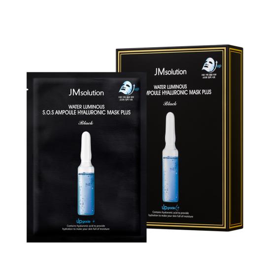 JM Solution Water Luminous S.O.S Ampoule Hyaluronic Mask Plus 10 Sheets