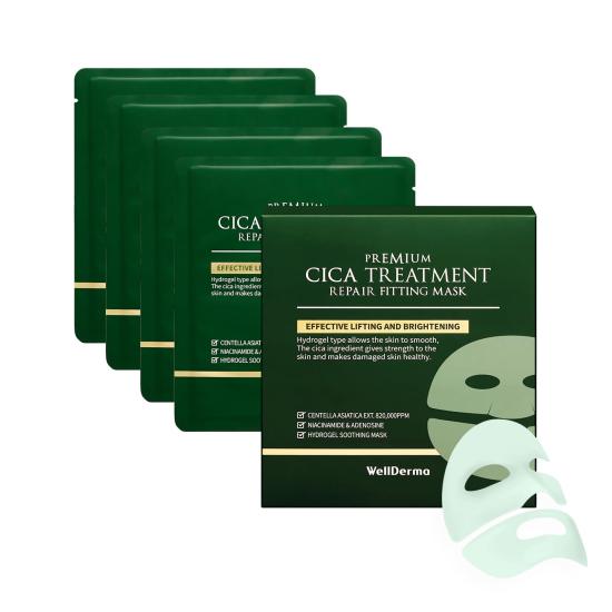 WellDerma Cica Treatment Repair Fitting Mask 4 Sheets