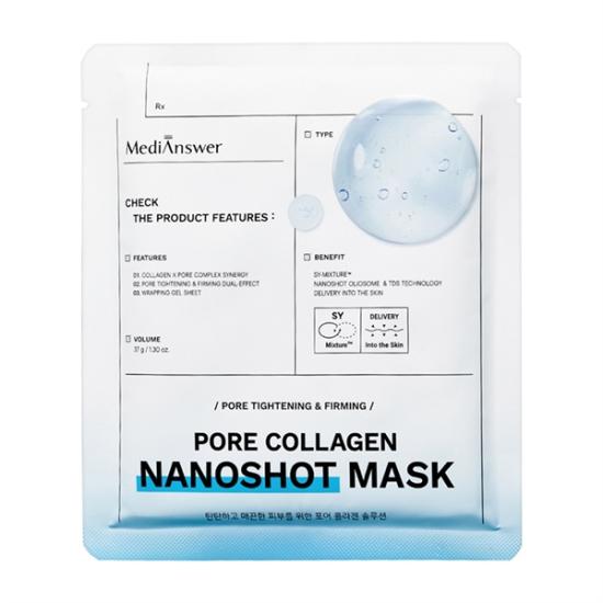 Medianswer Pore Collagen Nanoshot Mask (Blue) 5 Sheets