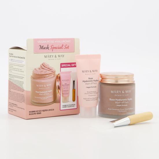 Mary&May Vegan Rose Hyaluronic Mask Special Set