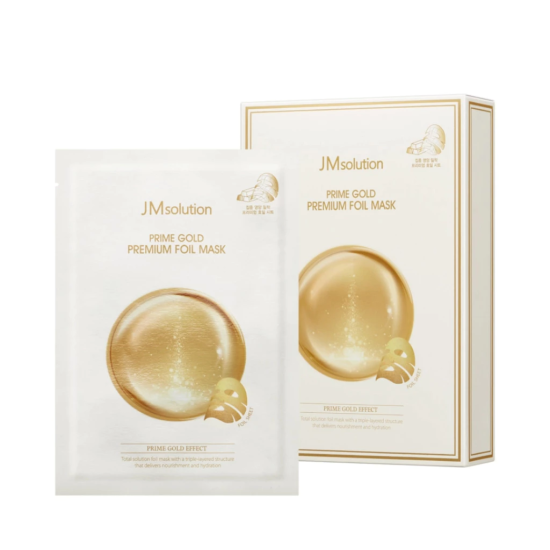 JM Solution Prime Gold Premium Foil Mask 10 Sheets