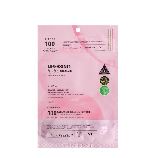 VT Cosmetics Collagen Reedle Shot 100 Hydrogel Mask 4 Sheets