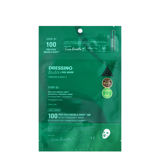 VT Cosmetics Pro Cica Reedle Shot 100 Hydrogel Mask 4 Sheets