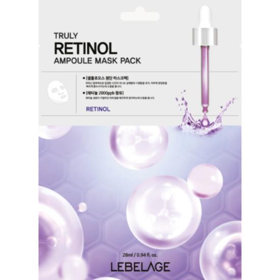 Lebelage Truly Retinol Ampoule Mask Pack 20 Sheets