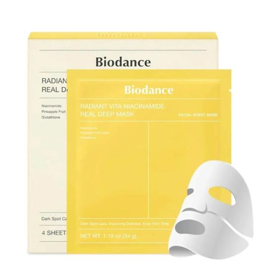Biodance Bio-Collagen Real Deep Mask 4 Sheets (Yellow)
