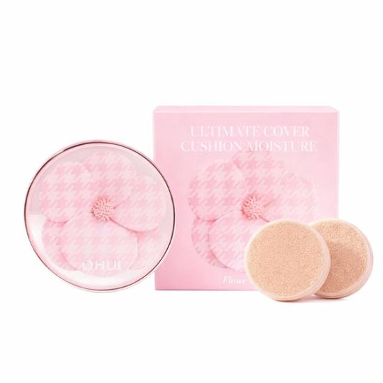 OHUI Ultimate Cover Cushion Moisture Flower Edition 2025 #No21 + 2 Refills