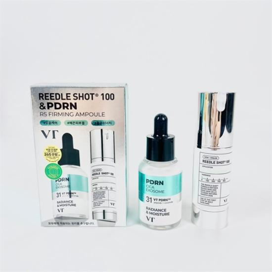 VT Cosmetics Reedle Shot 100 30ml & PDRN Exosome R5 Ampoule 30ml